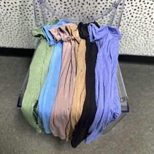 12-18 month bamboo Bundle 6 short sleeve Zip Footless Rompers Larkspur Baby